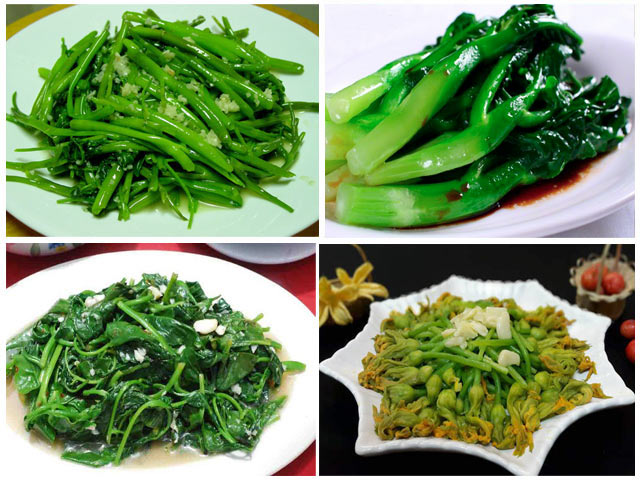 Tuyệt chiêu cho 5 món rau xào tỏi xanh mướt, giòn ngon
