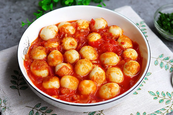Trứng chim cút sốt cà chua, món ngon đảm bảo bạn chưa thử - Ảnh 8.