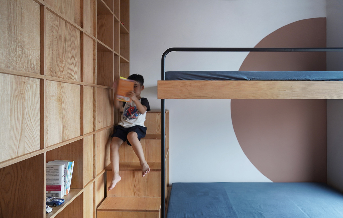 Căn chung cư 100m2 tại Hà Nội gây ấn tượng mạnh với phong cách tối giản  - Ảnh 5.