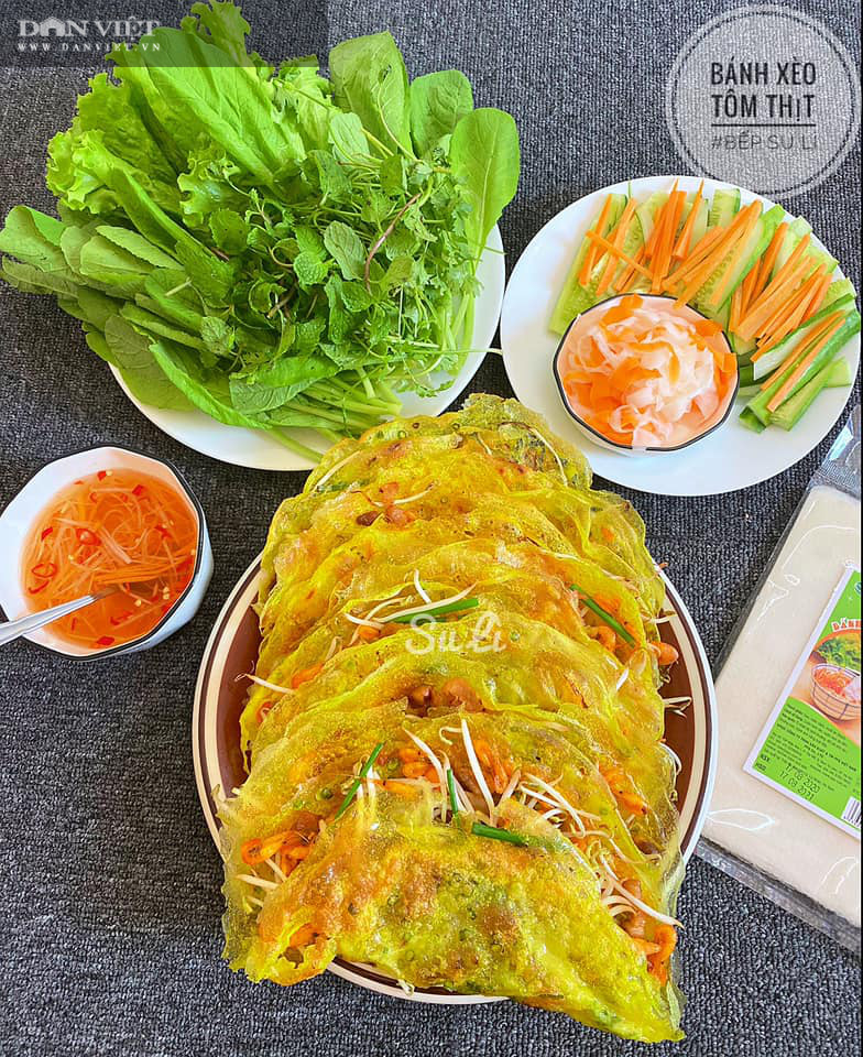 Vào bếp làm món Bánh xèo giòn rụm thưởng thức cùng cả nhà - Ảnh 5. Vào bếp làm món Bánh xèo giòn rụm thưởng thức cùng cả nhà - Ảnh 5.