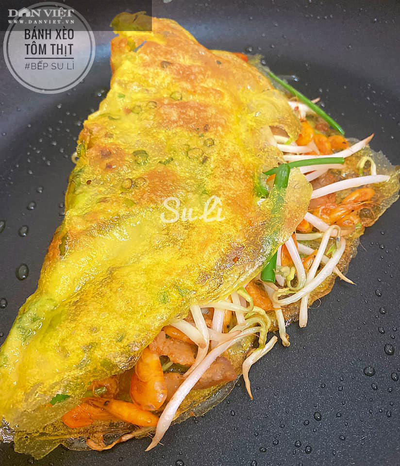 Vào bếp làm món Bánh xèo giòn rụm thưởng thức cùng cả nhà - Ảnh 3. Vào bếp làm món Bánh xèo giòn rụm thưởng thức cùng cả nhà - Ảnh 3.