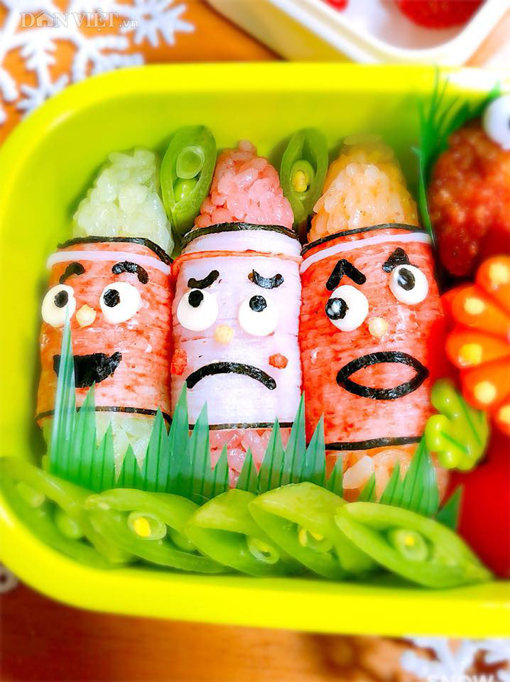 Mẹ Việt ở Nhật làm cơm bento đẹp mắt giúp con hào hứng tới trường mỗi ngày - Ảnh 3.