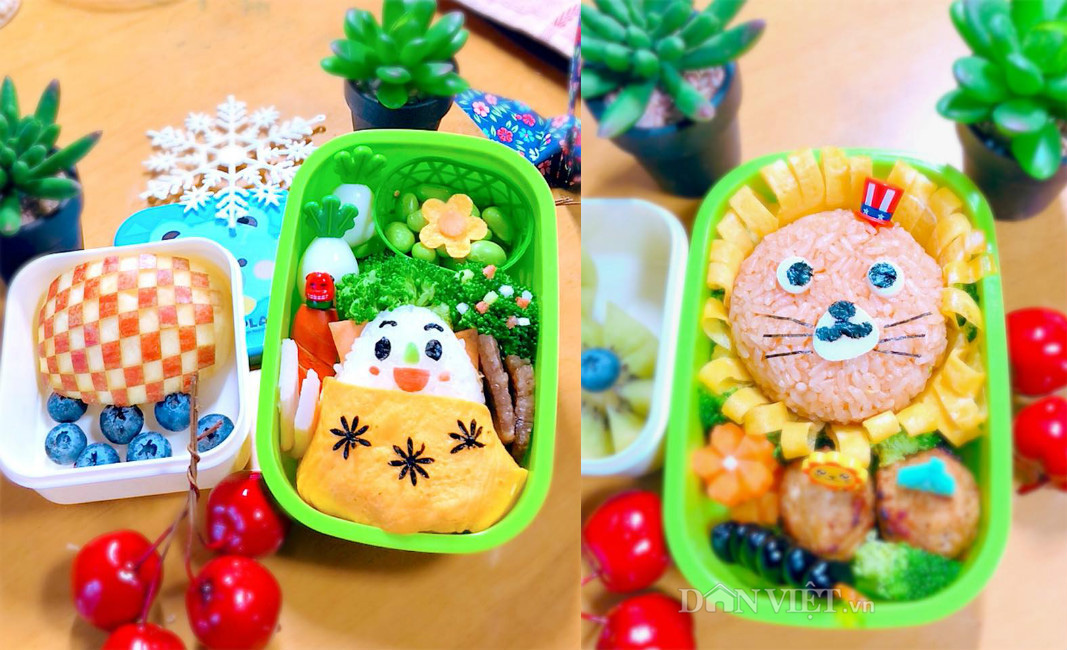 Mẹ Việt ở Nhật làm cơm bento đẹp mắt giúp con hào hứng tới trường mỗi ngày - Ảnh 4.