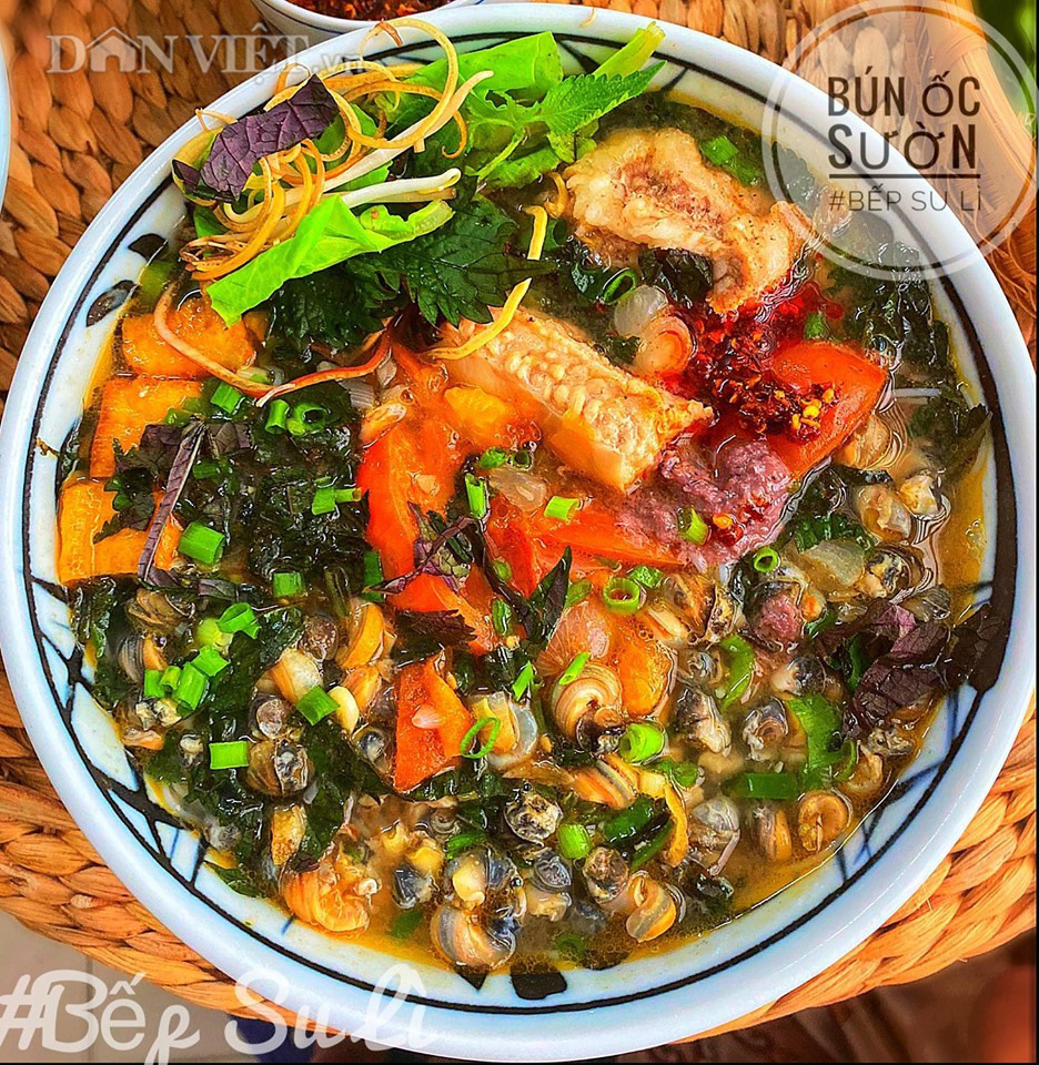 Bún ốc sườn non thơm ngon hấp dẫn cả nhà - Ảnh 4. Bún ốc sườn non thơm ngon hấp dẫn cả nhà - Ảnh 4.