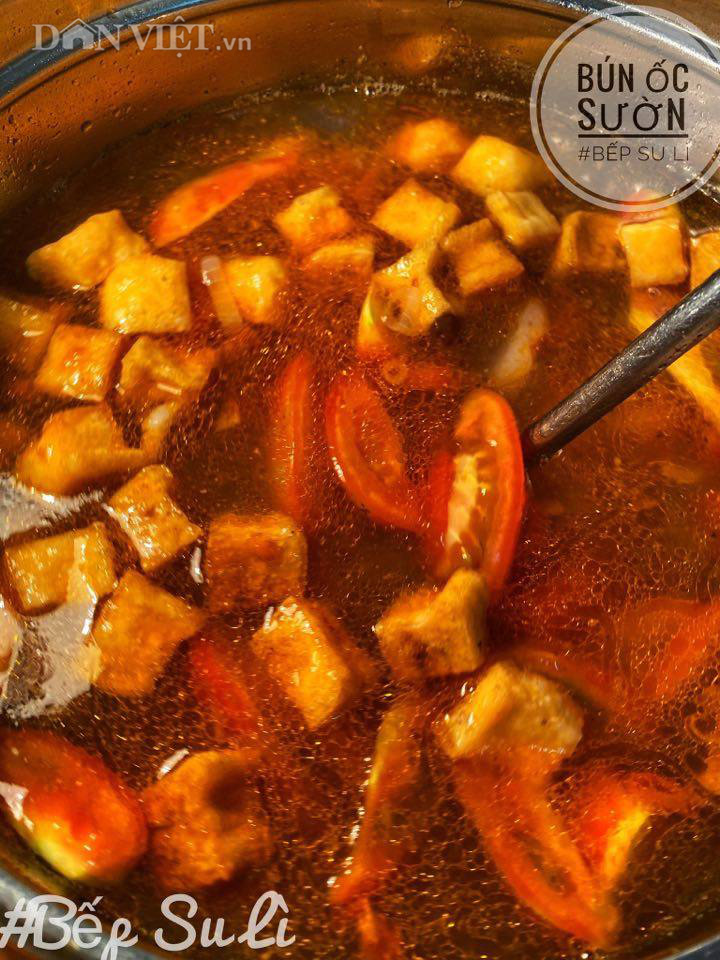 Bún ốc sườn non thơm ngon hấp dẫn cả nhà - Ảnh 2. Bún ốc sườn non thơm ngon hấp dẫn cả nhà - Ảnh 2.