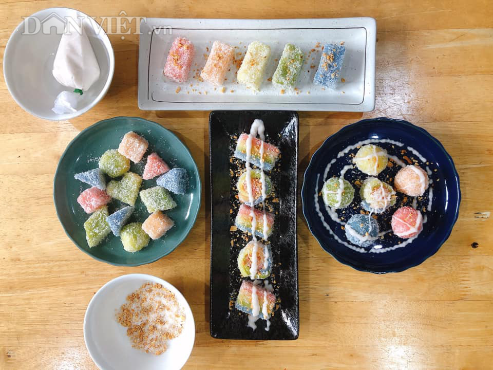 Làm món bánh "sushi" khoai mì đẹp hấp dẫn ngon mê ly - Ảnh 2. Làm món bánh "sushi" khoai mì đẹp hấp dẫn ngon mê ly - Ảnh 2.