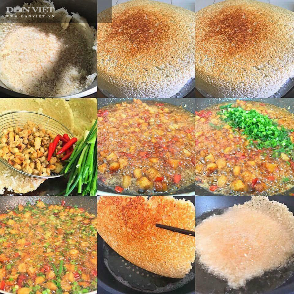 Cơm cháy đáy nồi, món ngon khó ai từ chối - Ảnh 1. Cơm cháy đáy nồi, món ngon khó ai từ chối - Ảnh 1.