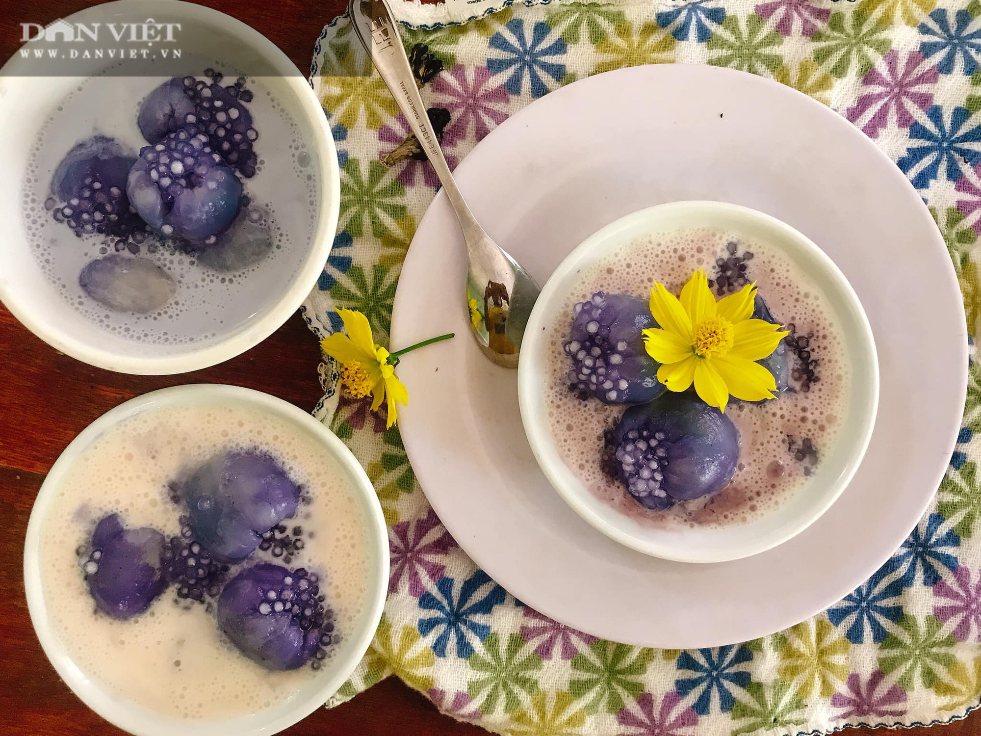 Sữa chua vải hoa đậu việc đẹp bắt mắt, xua tan cái nóng - Ảnh 1. Sữa chua vải hoa đậu việc đẹp bắt mắt, xua tan cái nóng - Ảnh 1.