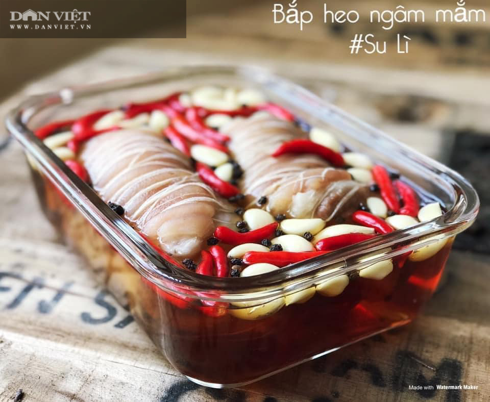 Bắp giò ngâm mắm, món ngon hấp dẫn - Ảnh 1.