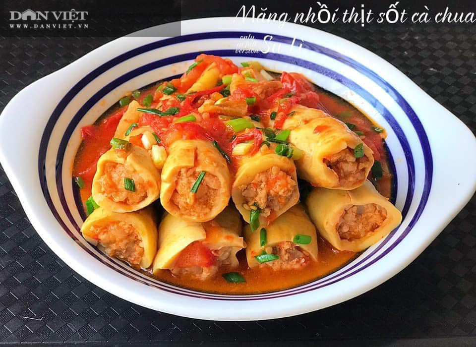 Măng nhồi thịt sốt cà chua, món ăn lạ miệng hấp dẫn cả nhà - Ảnh 3. Măng nhồi thịt sốt cà chua, món ăn lạ miệng hấp dẫn cả nhà - Ảnh 3.
