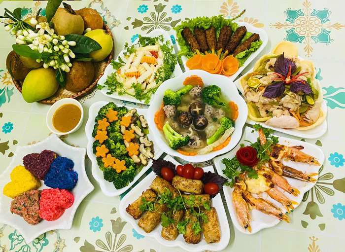 "Ngả mũ" trước, những mâm cỗ cúng Rằm tháng Giêng của chị em, cao thủ chốn nhân gian  - Ảnh 11.