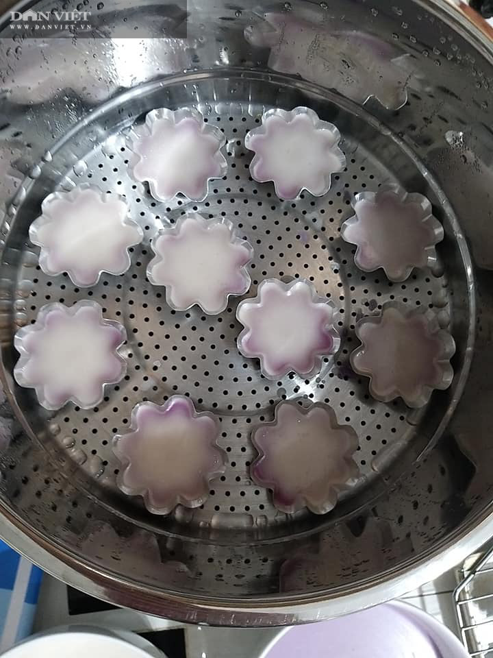 Khéo tay làm bánh da lợn lá cẩm cốt dừa đẹp lạ mắt, thơm ngon - Ảnh 3. Khéo tay làm bánh da lợn lá cẩm cốt dừa đẹp lạ mắt, thơm ngon - Ảnh 3.