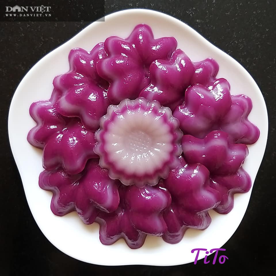 Khéo tay làm bánh da lợn lá cẩm cốt dừa đẹp lạ mắt, thơm ngon - Ảnh 5. Khéo tay làm bánh da lợn lá cẩm cốt dừa đẹp lạ mắt, thơm ngon - Ảnh 5.