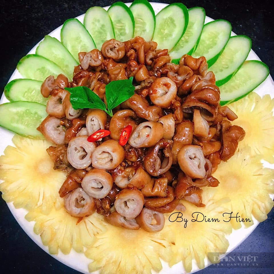 Ruột heo làm món này, đảm bảo ngon mà lạ - Ảnh 5.