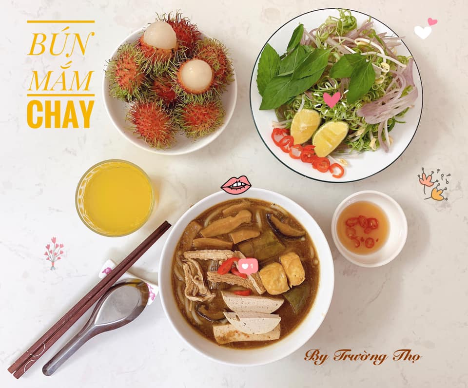 Mách bạn cách làm món bún mắm chay thơm ngon, hấp dẫn - Ảnh 6. Mách bạn cách làm món bún mắm chay thơm ngon, hấp dẫn - Ảnh 6.