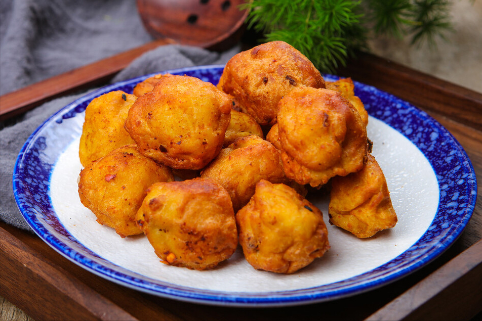 Thịt viên chiên giòn - Ảnh 1.