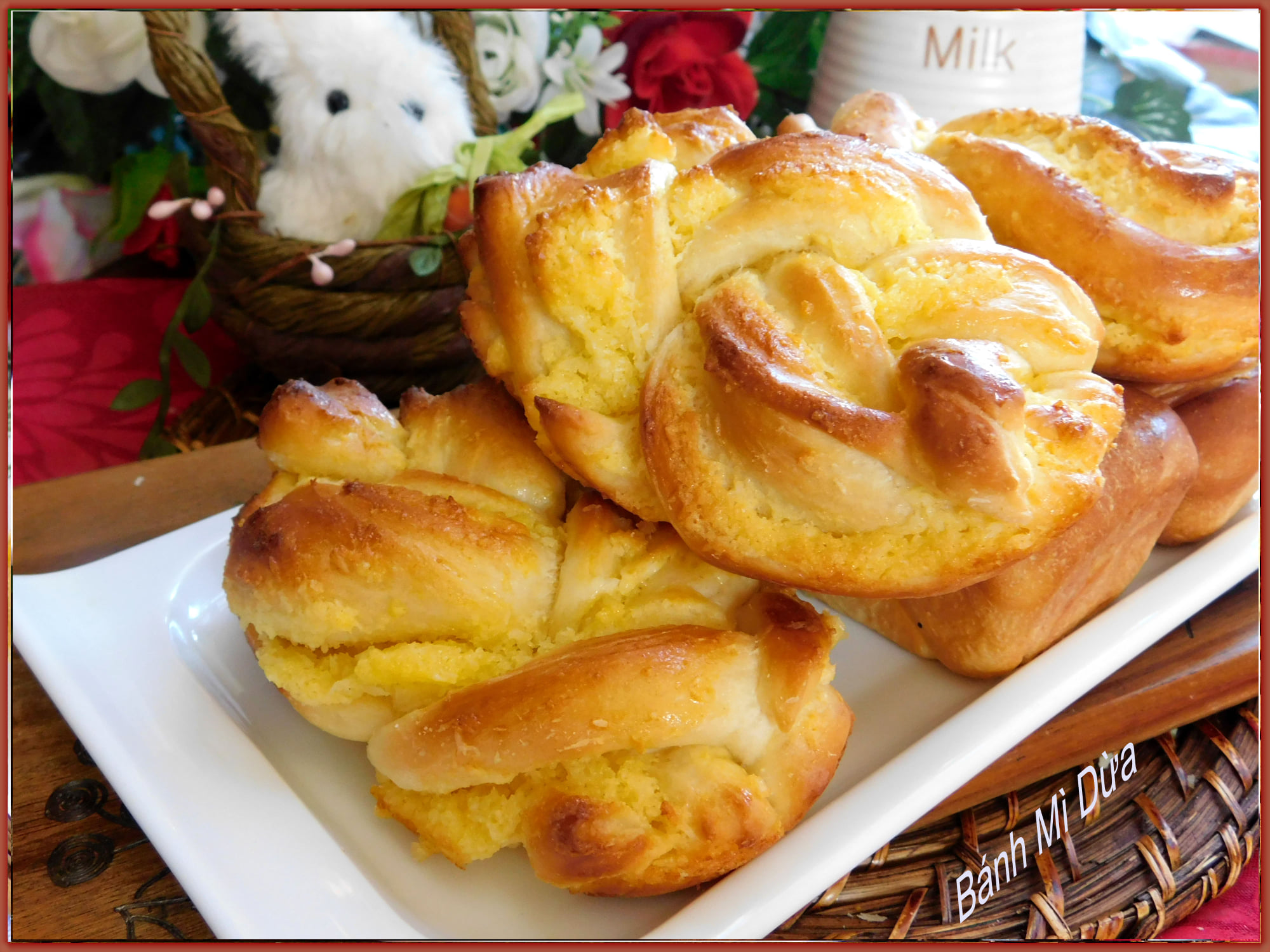 Bánh mì dừa làm từ nồi chiên không dầu thơm ngon không kém lò nướng - Ảnh 8.