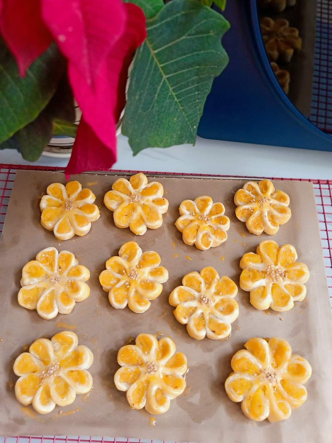 Làm bánh quy hoa mai bằng nồi chiên không dầu rực rỡ đón Tết - Ảnh 10.