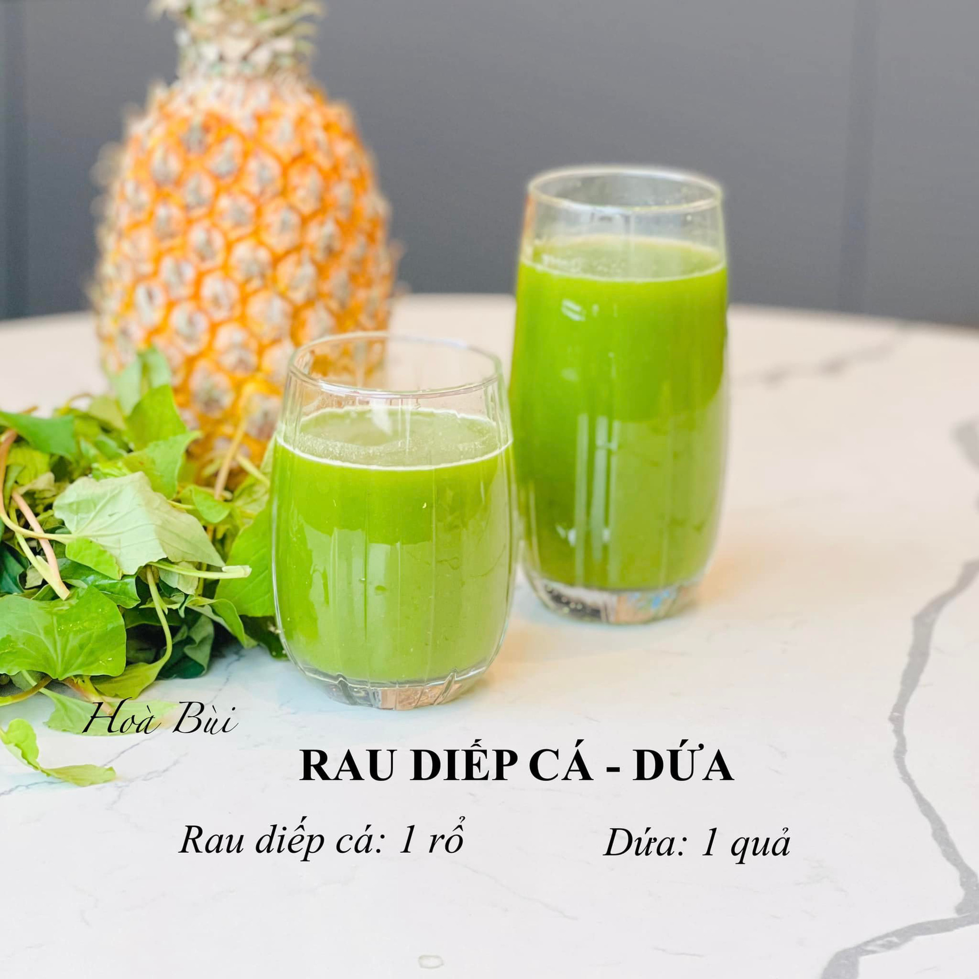 7 công thức nước ép rau diếp cá thanh mát cho ngày hè nóng nực - Ảnh 1. 7 công thức nước ép rau diếp cá thanh mát cho ngày hè nóng nực - Ảnh 1.