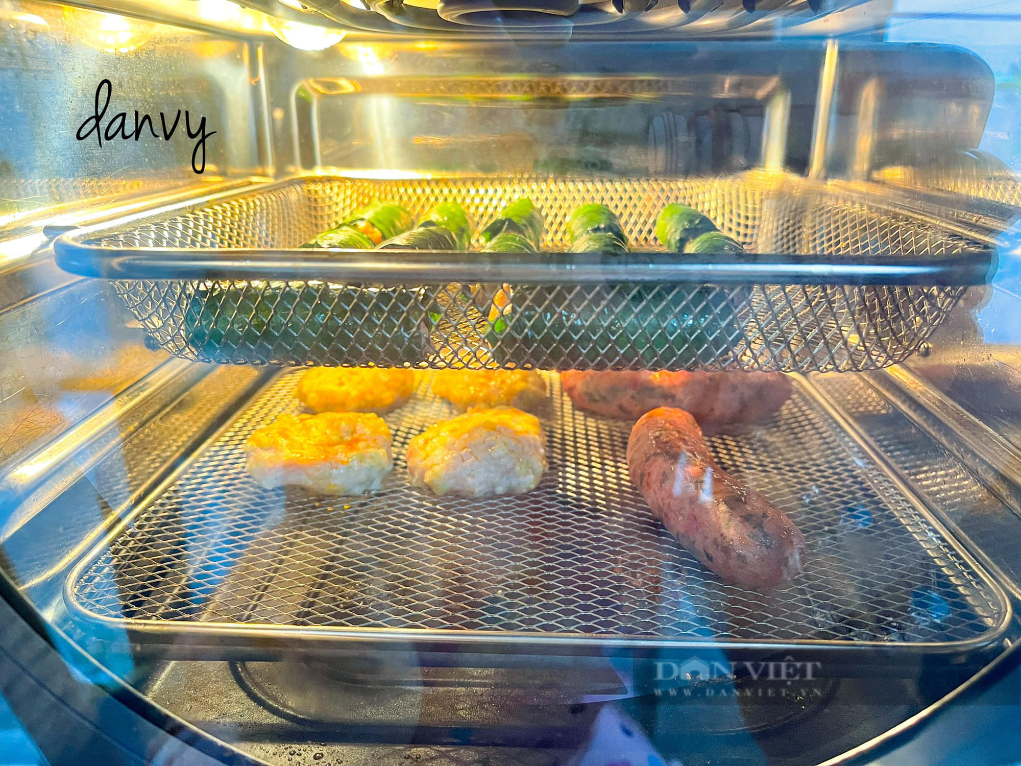 Bí quyết làm chả ốc cuốn lá lốt xanh mướt, không bị khô bằng nồi chiên không dầu - Ảnh 6.