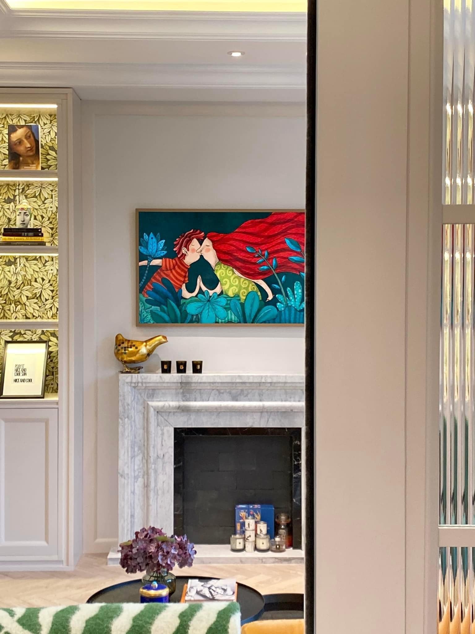 Căn hộ 90m2 theo phong cách bán cổ điển có view Hồ Tây đẹp "mê ly" của mẹ trẻ Hà Thành - Ảnh 2. Nhà đẹp: Căn hộ 90m2 theo phong cách bán cổ điển có view Hồ Tây đẹp "mê ly" của mẹ trẻ Hà Thành - Ảnh 2.