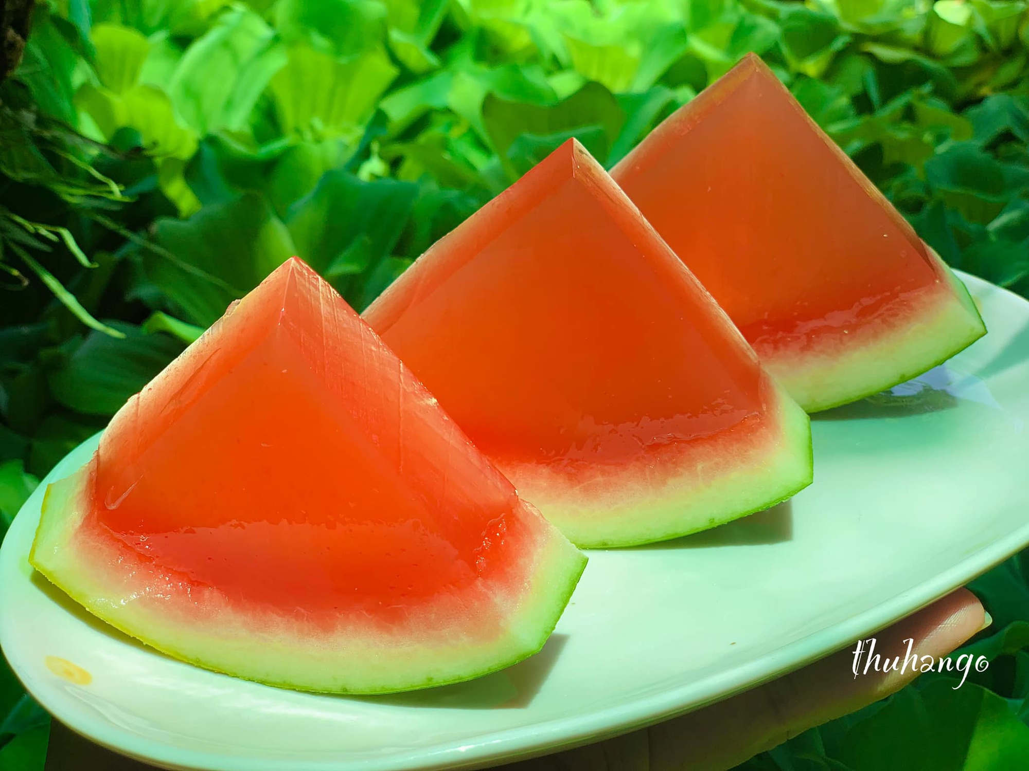 Làm thạch dưa hấu siêu mát lạnh, vừa ngon vừa đẹp, bé mê tít - Ảnh 1.