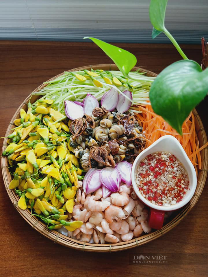 Gỏi bông điên điển bảy màu hấp dẫn - Ảnh 2. Gỏi bông điên điển bảy màu hấp dẫn - Ảnh 2.