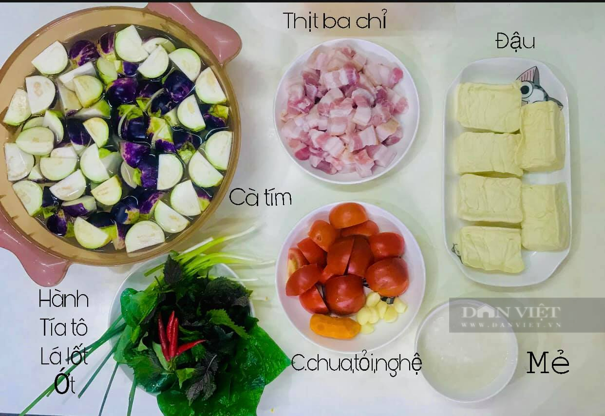 Muốn làm món cà tím bung đậu thịt thơm ngon không thể thiết nguyên liệu này - Ảnh 1.