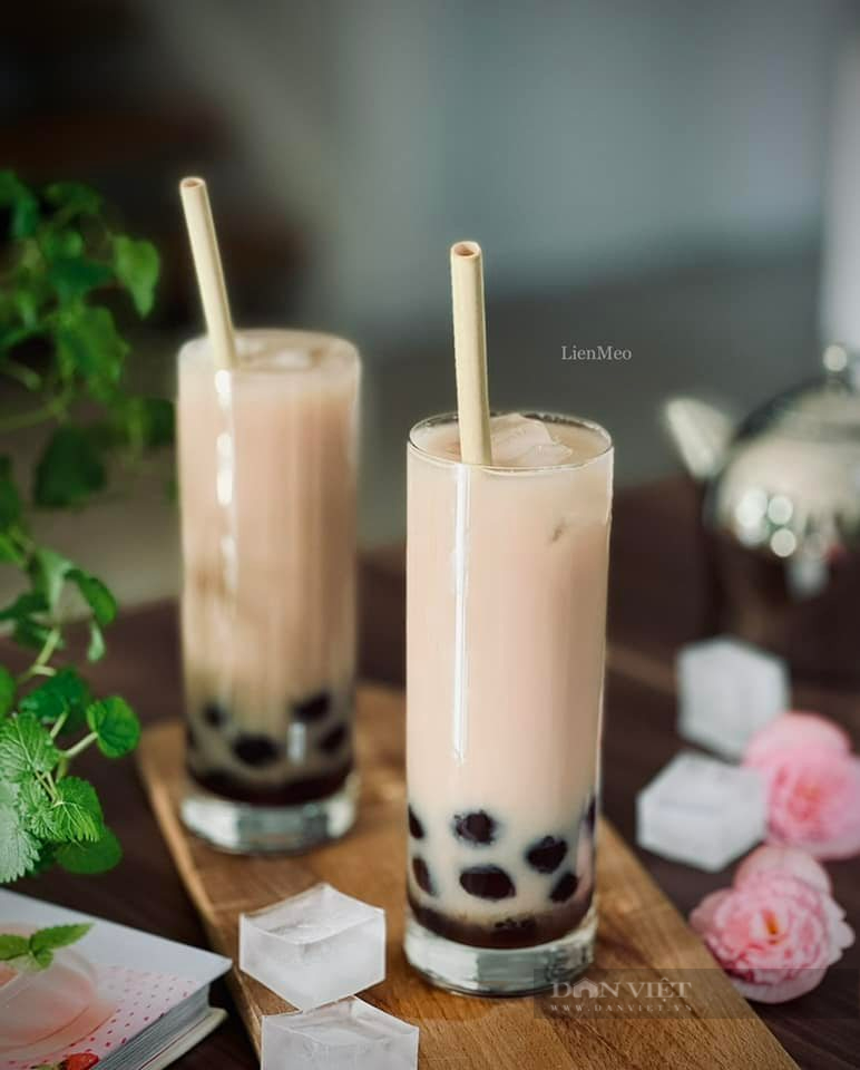 Mách bạn cách làm trà sữa trân châu đường nâu kem tươi mát lịm cho ngày hè - Ảnh 2. Mách bạn cách làm trà sữa trân châu đường nâu kem tươi mát lịm cho ngày hè - Ảnh 2.