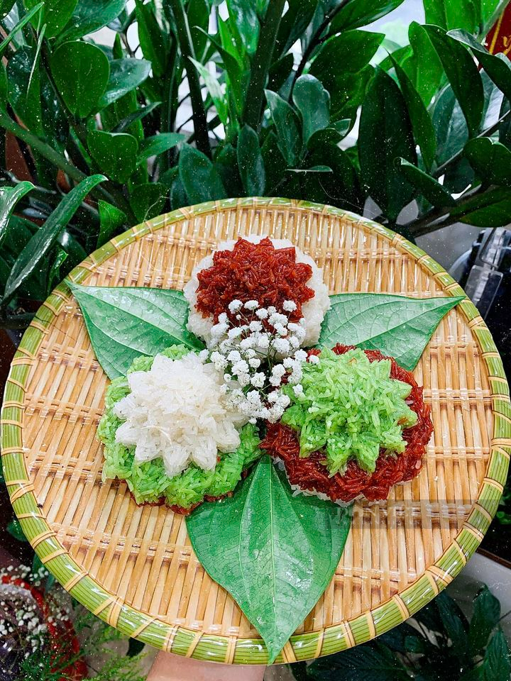 Mách bạn cách nấu xôi đơn giản và tạo hình đẹp mắt cho mâm cỗ ngày Tết - Ảnh 5. Mách bạn cách nấu xôi đơn giản và tạo hình đẹp mắt cho mâm cỗ ngày Tết - Ảnh 5.
