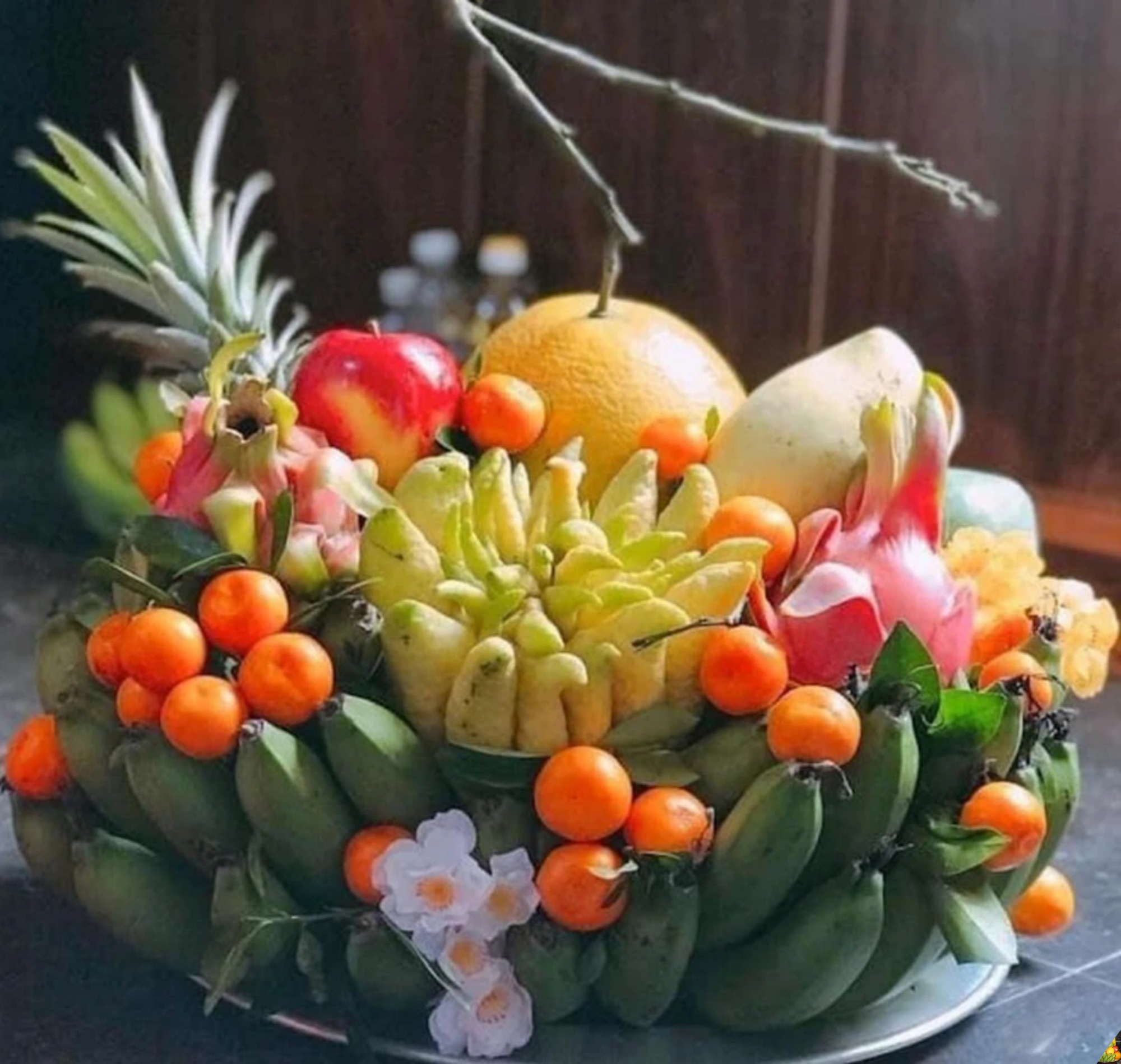 Bày mâm ngũ quả ngày Tết 3 miền Bắc - Trung - Nam nhớ kỹ 5 điều để hút may mắn, tài lộc - Ảnh 3. Bày mâm ngũ quả ngày Tết 3 miền Bắc - Trung - Nam nhớ kỹ 5 điều để hút may mắn, tài lộc - Ảnh 3.