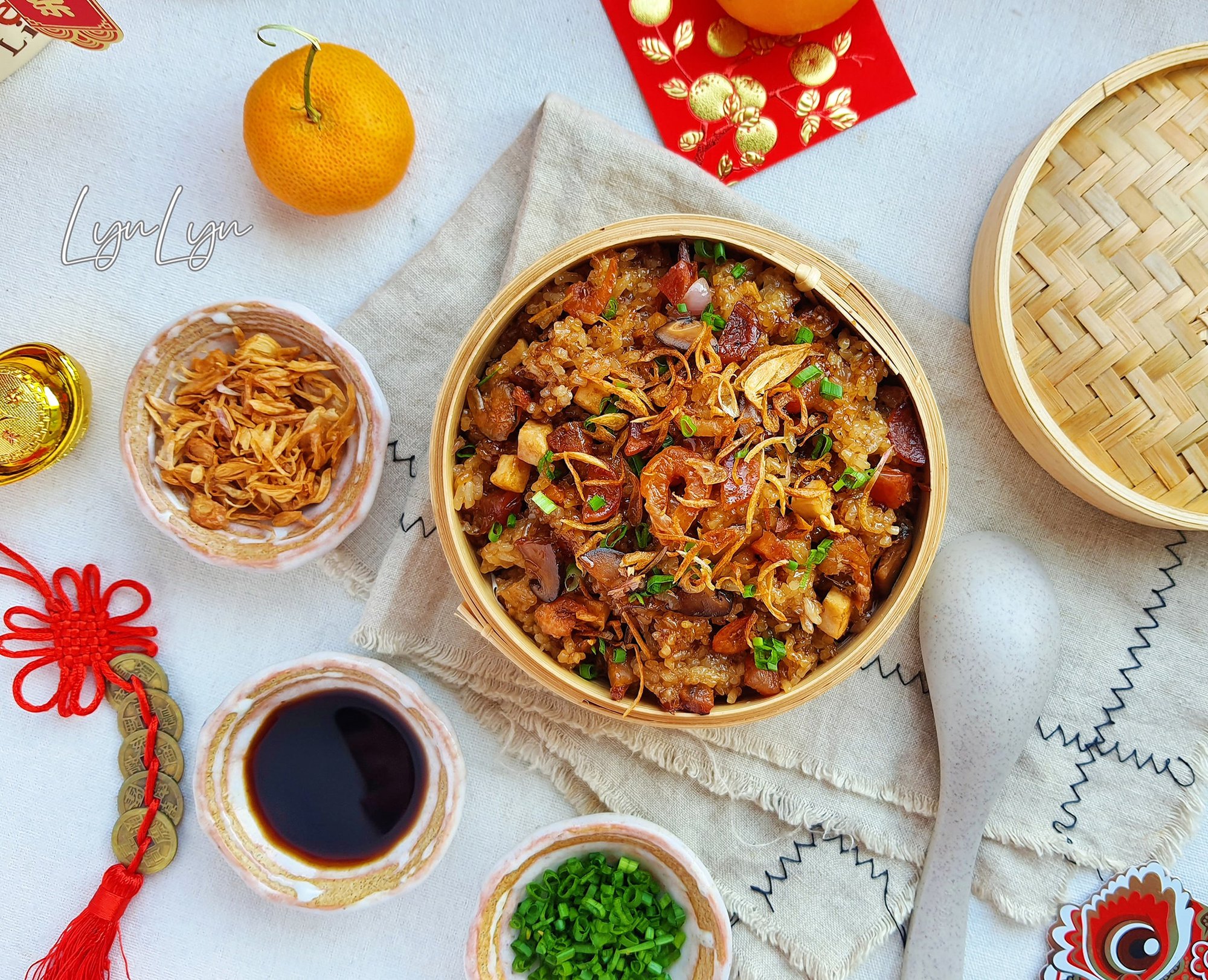 Cách nấu xôi mặn đơn giản bằng nồi cơm điện - Ảnh 1.