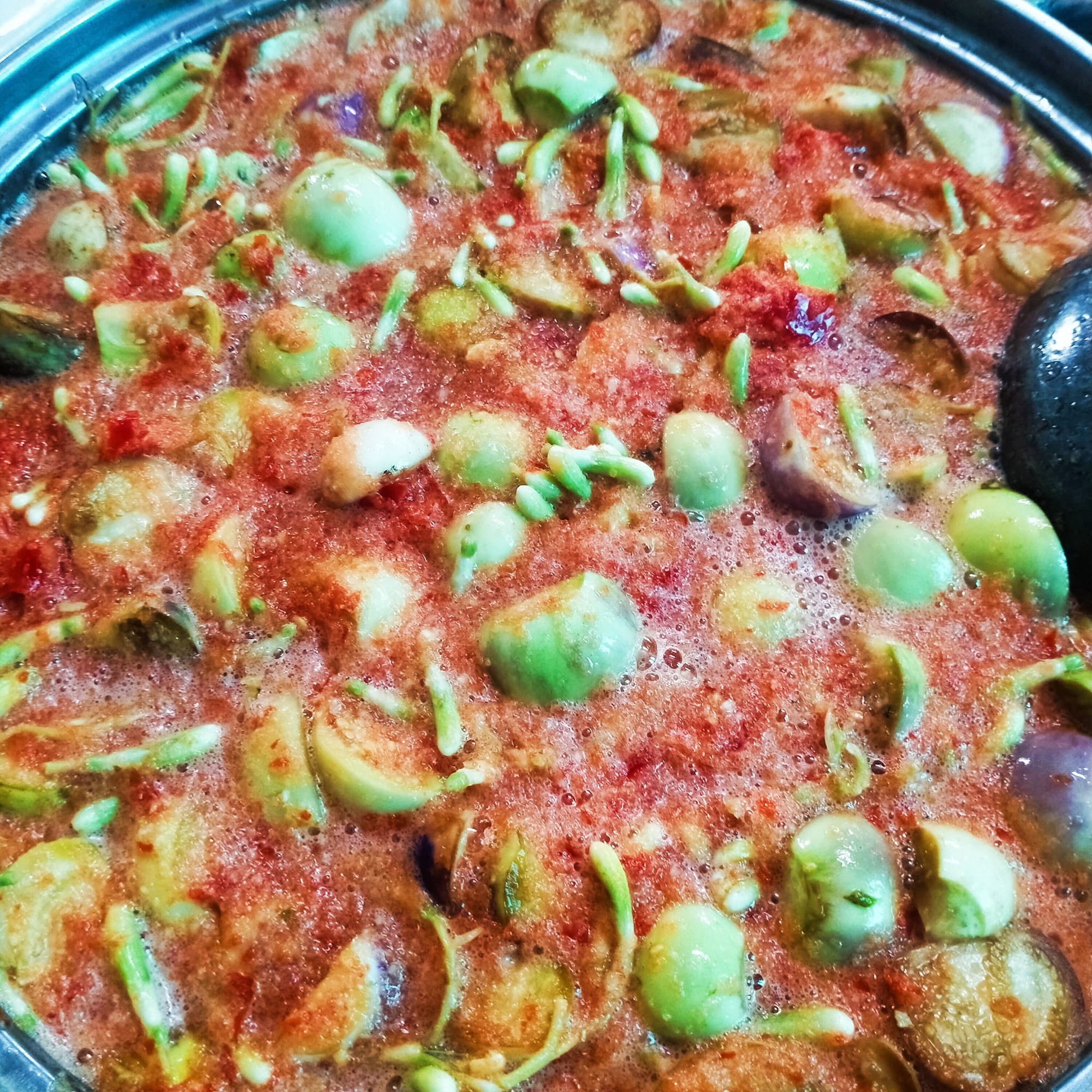 Hoa của loại cây mọc hoang tưởng thứ bỏ đi, ai ngờ đem muối cà tạo hương vị cực ngon - Ảnh 4.