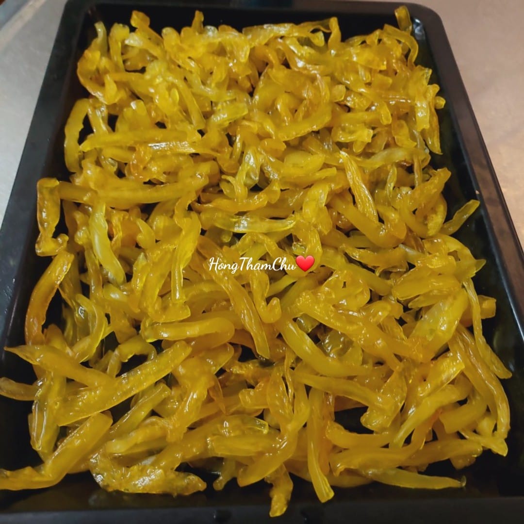 Món ngon ngày Tết: Làm mứt đu đủ sấy dẻo thơm ngon lạ miệng mời khách- Ảnh 8.