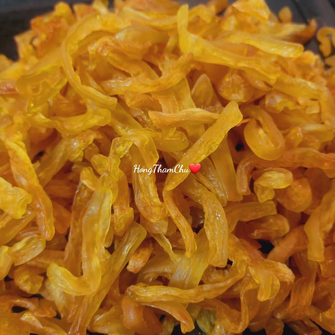 Món ngon ngày Tết: Làm mứt đu đủ sấy dẻo thơm ngon lạ miệng mời khách- Ảnh 1.