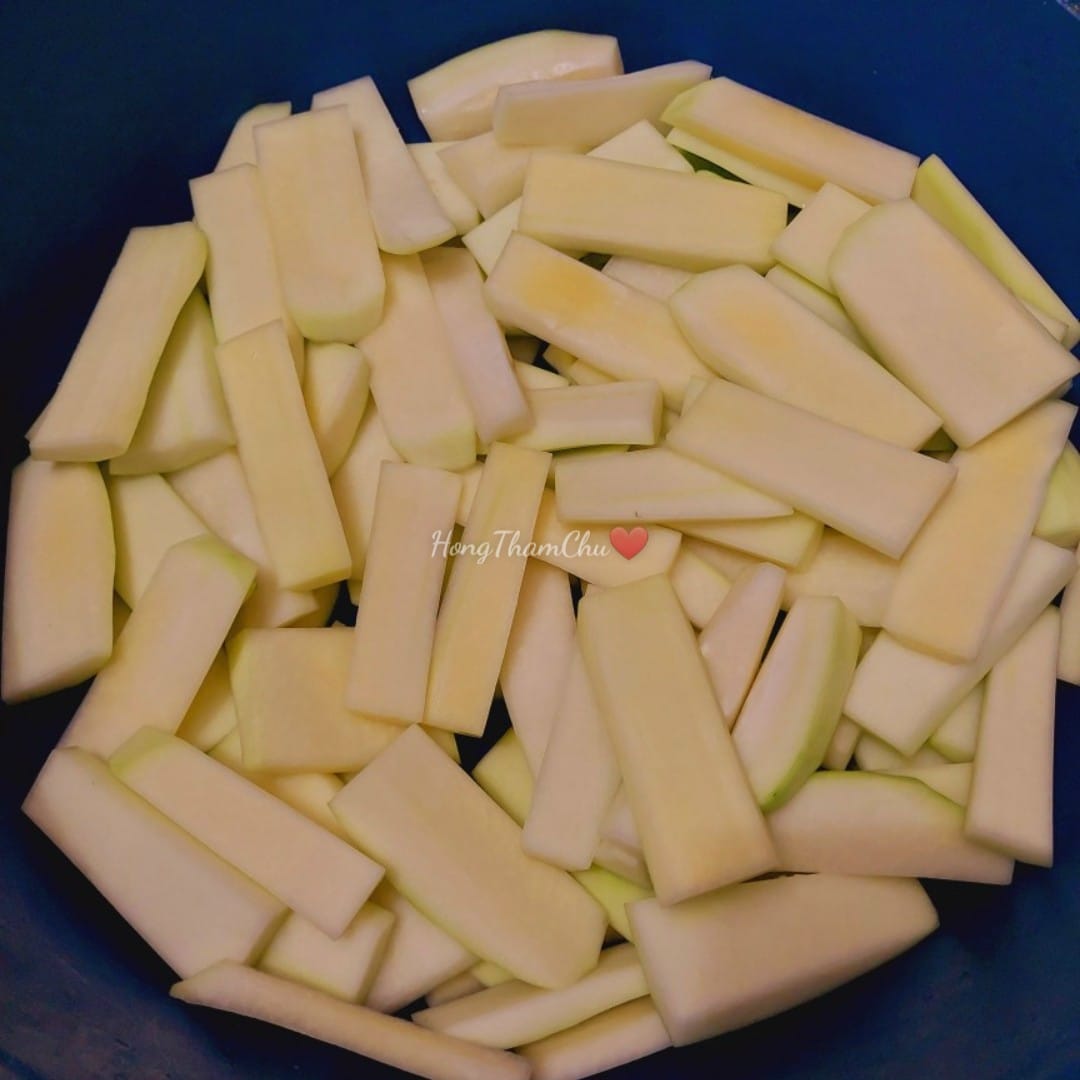 Món ngon ngày Tết: Làm mứt đu đủ sấy dẻo thơm ngon lạ miệng mời khách- Ảnh 3.