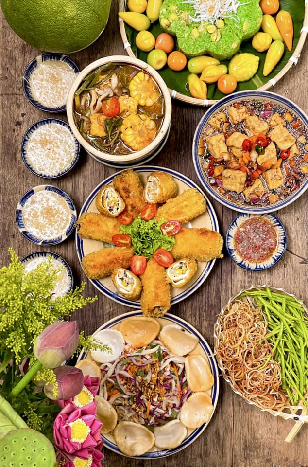 Gợi ý mâm cúng chay cho Rằm tháng 7 cầu bình an, may mắn - Ảnh 6. Gợi ý mâm cúng chay cho Rằm tháng 7 cầu bình an, may mắn - Ảnh 6.