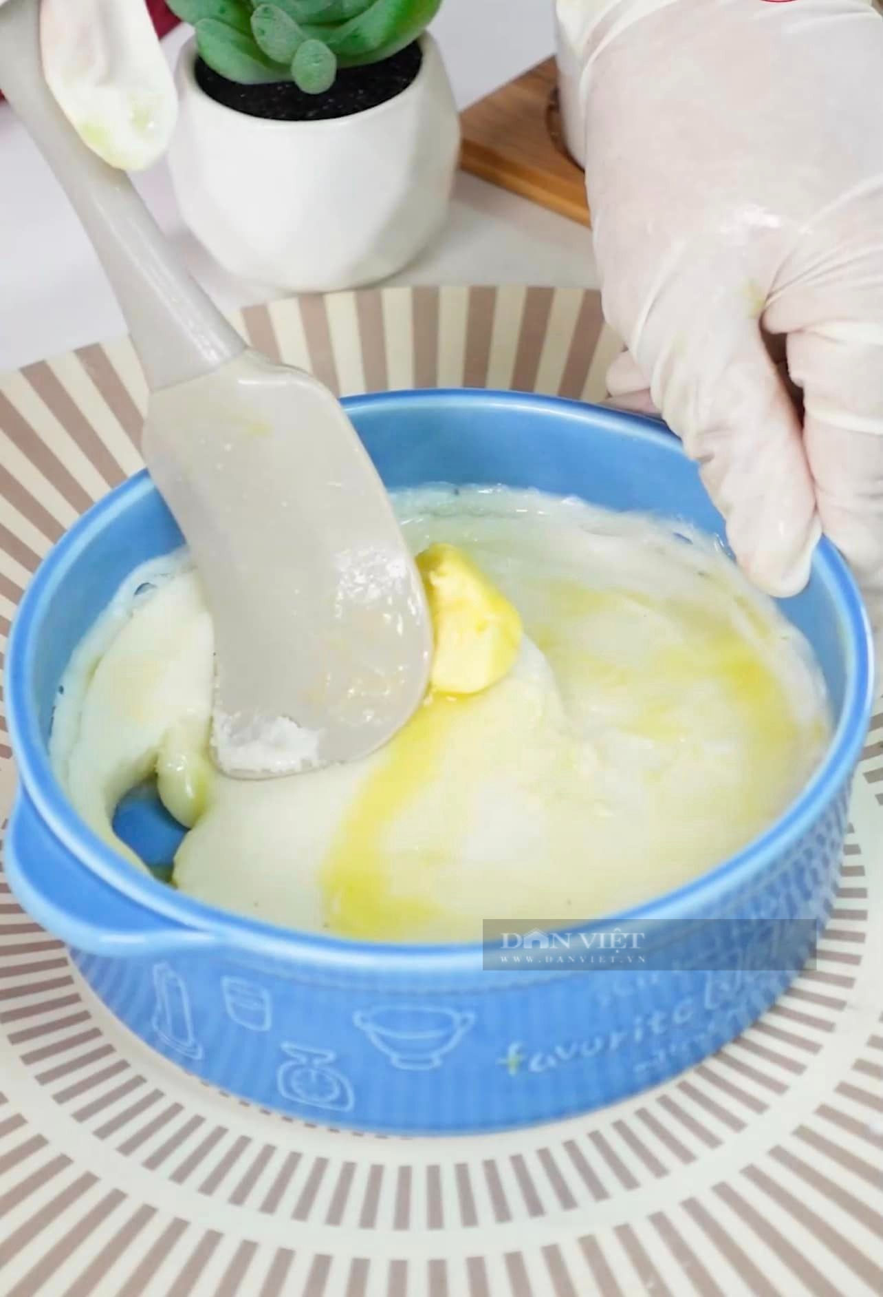 Mách bạn cách làm món mochi chấm kem sữa, ngon bất bại - Ảnh 4.