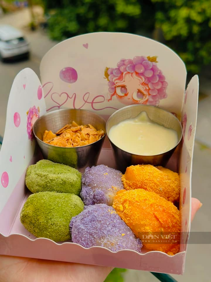 Mách bạn cách làm món mochi chấm kem sữa, ngon bất bại - Ảnh 9.