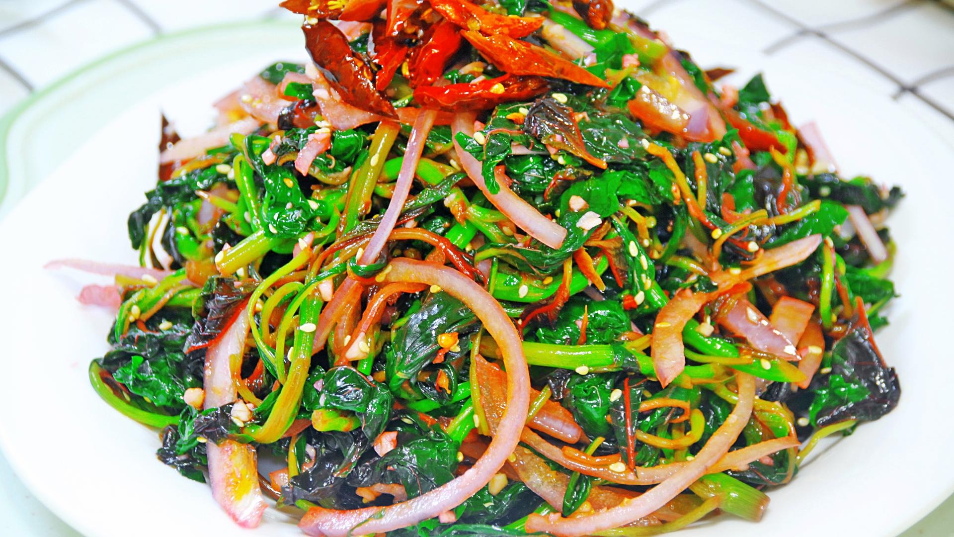 Loại rau có axit folic gấp 46 lần dưa chuột, ăn nhiều bổ máu, tốt xương, trộn chua cay ngon tuyệt- Ảnh 15.