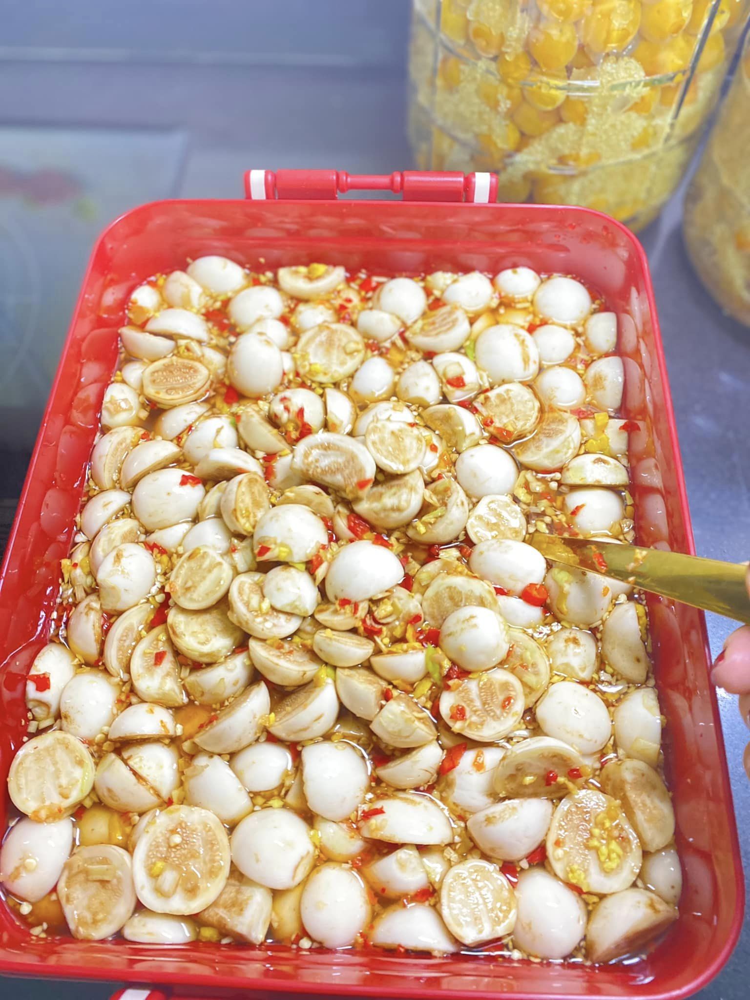 Muốn muối cà pháo trắng giòn, không bị nổi váng, đừng bỏ qua bước này- Ảnh 7. Muốn muối cà pháo trắng giòn, không bị nổi váng, đừng bỏ qua bước này- Ảnh 7.