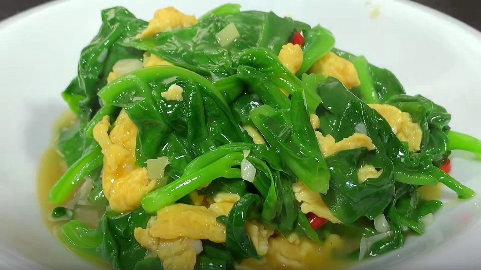 Loại rau làm sạch ruột tự nhiên, thanh nhiệt, hạ huyết áp, giúp eo thon, xào trứng cực ngon- Ảnh 13.