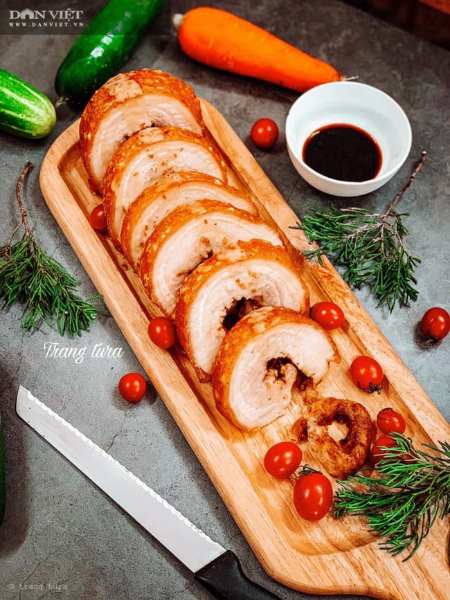 Tuyệt chiêu làm món thịt heo cuộn quay giòn bì bằng nồi chiên không dầu đẹp bắt mắt, ngon khó cưỡng - Ảnh 5. Tuyệt chiêu làm món thịt heo cuộn quay giòn bì bằng nồi chiên không dầu đẹp bắt mắt, ngon khó cưỡng - Ảnh 5.