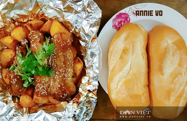Sườn nướng khoai tây thơm phức với nồi chiên không dầu - Ảnh 4. Sườn nướng khoai tây thơm phức với nồi chiên không dầu - Ảnh 4.