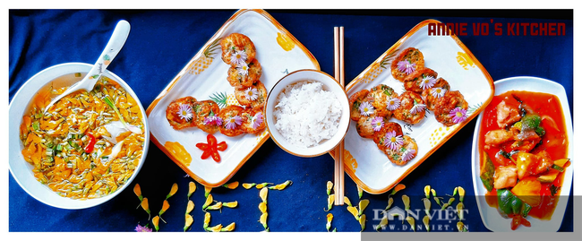 Mẹ đảm Sài thành khéo tay làm mâm cơm cổ vũ tinh thần đội tuyển Việt Nam - Ảnh 6. Mẹ đảm Sài thành khéo tay làm mâm cơm cổ vũ tinh thần đội tuyển Việt Nam - Ảnh 6.
