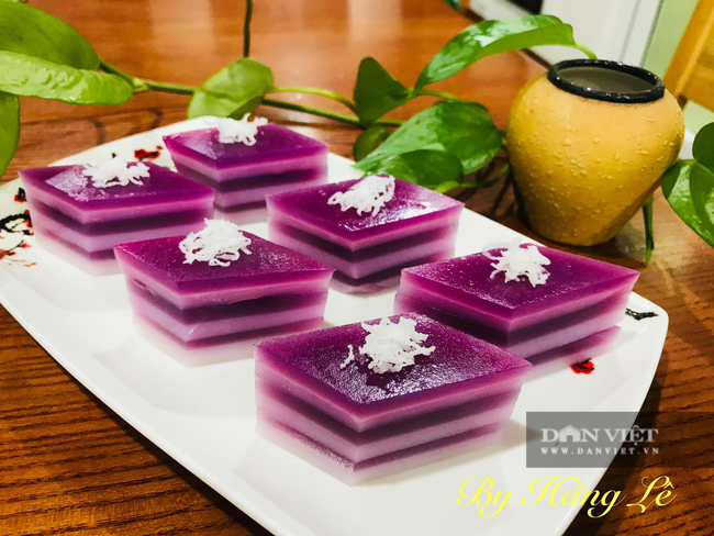 Mãn nhãn với "thế giới" món ngon từ khoai lang tím, giải cứu nông sản - Ảnh 1.
