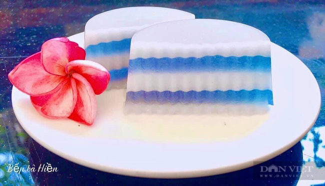 Bí quyết làm rau câu nước cốt dừa hoa đậu biếc giòn tan, đẹp bắt mắt - Ảnh 2. Bí quyết làm rau câu nước cốt dừa hoa đậu biếc giòn tan, đẹp bắt mắt - Ảnh 2.