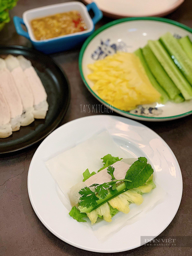 Tự làm món bánh tráng cuốn thịt lợn 2 đầu da tại nhà - Ảnh 11.