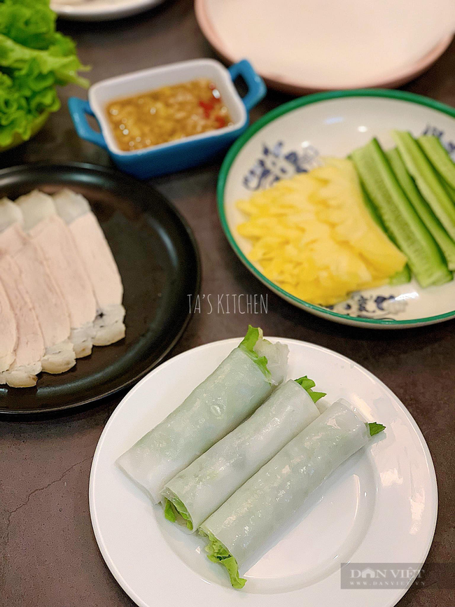 Tự làm món bánh tráng cuốn thịt lợn 2 đầu da tại nhà - Ảnh 12.
