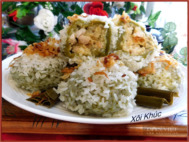Trổ tài làm Xôi khúc không cần lá rau khúc - Ảnh 10. Trổ tài làm Xôi khúc không cần lá rau khúc - Ảnh 10.